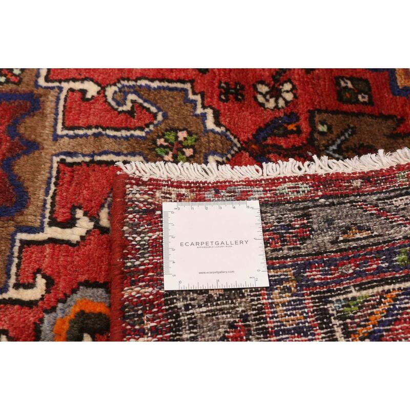 ECARPETGALLERY Hand-knotted Andelz Red Wool Rug - 3'3 x 4'10