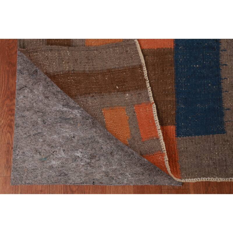 Contemporary Jute Kilim Turkish Area Rug Flatweave Jute Carpet - 9'2" x 11'9"