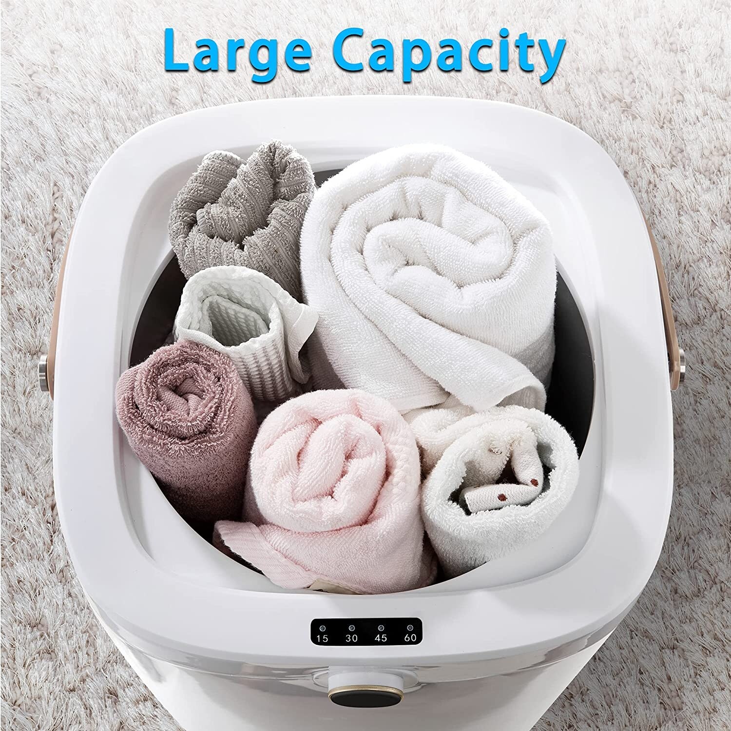 Hot Towel Warmer for Spa with Bucket in 10 Minutes Fits Up to 2 Towels Bed Bath Beyond 39620178