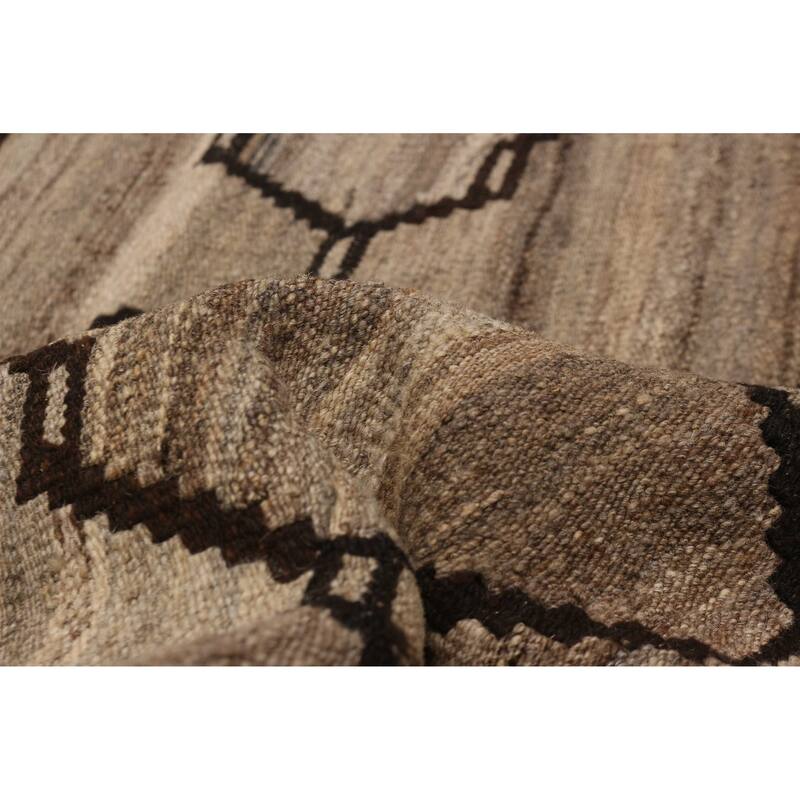 Sivas Taupe Kilim 5'11" x 8'4" - 5'11 x 8'4