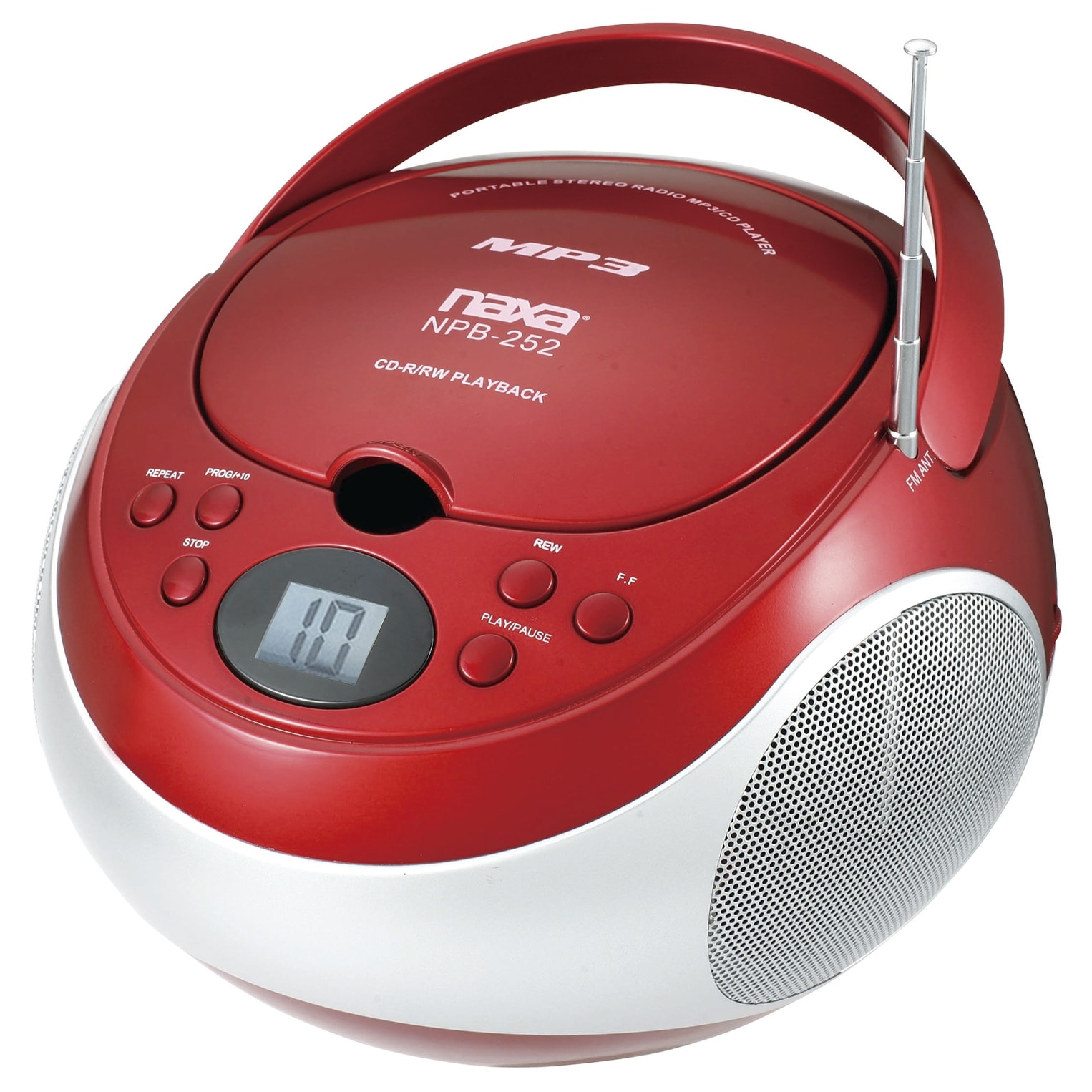 Portable MP3/CD Player with AM/FM Stereo Radio (NPB-252)
