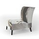 Designart 'Glam Painted Arcs II' Upholstered Transitional Accent Chair