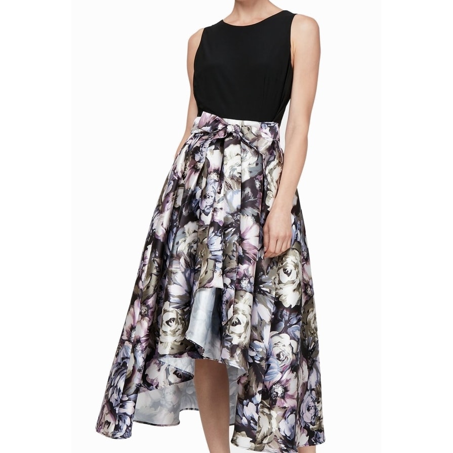 floral high low maxi dress