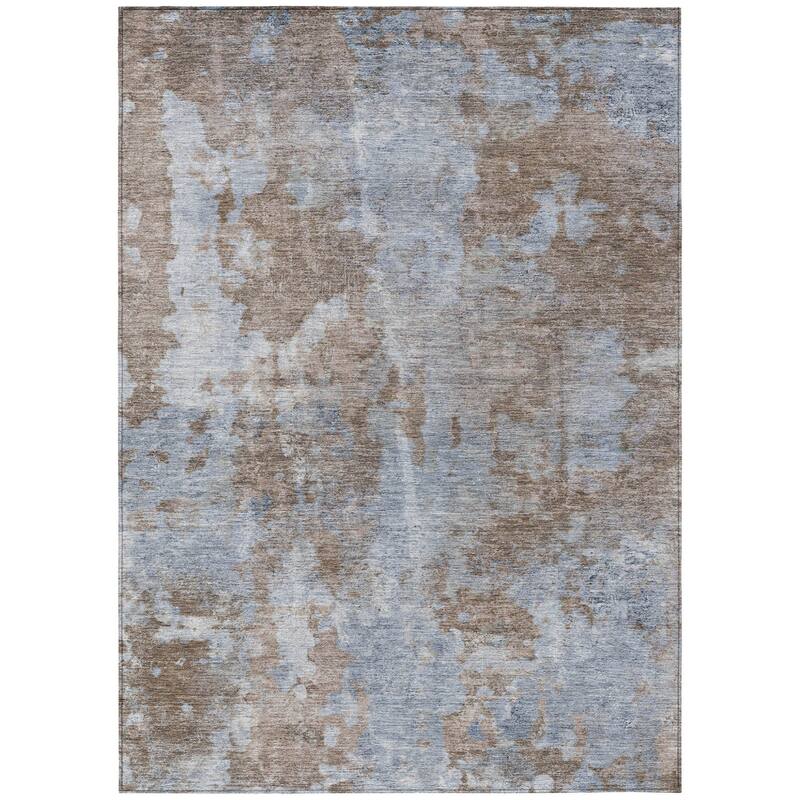 Anan Modern Art-Inspired Weather Resistant Versatile Elegance Outdoor Rug