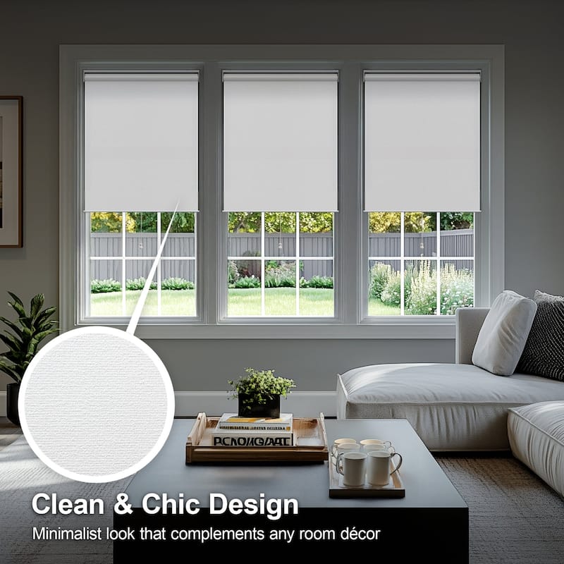 Chicology Cordless Blackout Window Roller Shade UV Protection