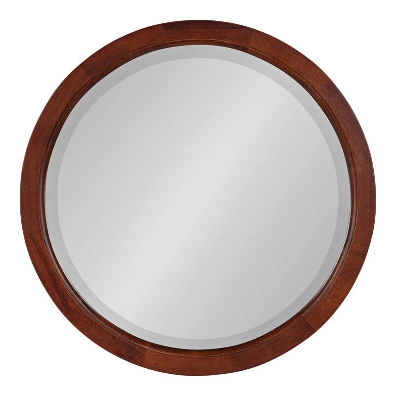 Kate and Laurel Hogan Round Framed Wall Mirror