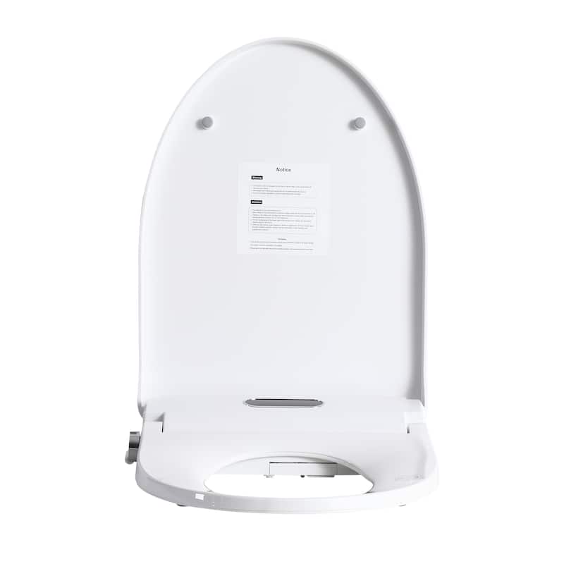 Smart Bidet Toilet Seat With Side Knob Adjustable Heated Seat With Automatic Nozzle Cleaning,Night Light,Only Seat