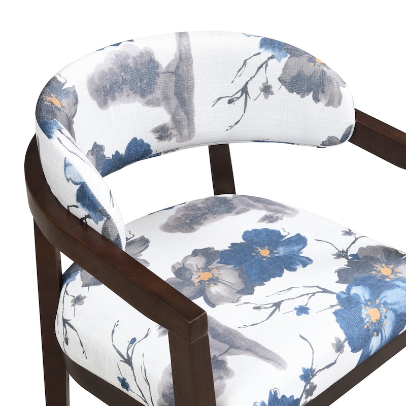 Christopher Knight Home - Carter Modern Dining Armchair Set of 2 with Upholstered Seating and Solid Wood Frame
