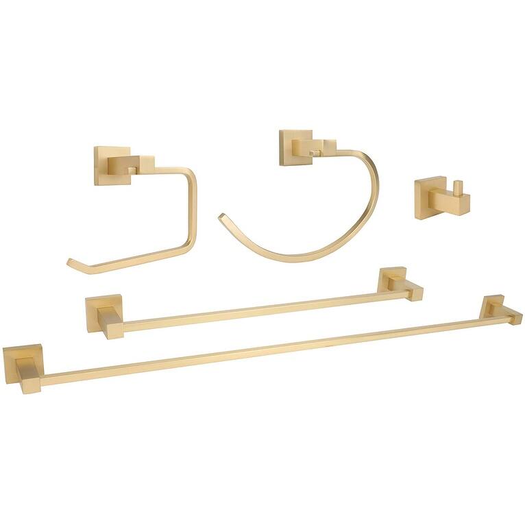 Dyconn Faucet Vienna Series Bathroom Accessory Set in Gold