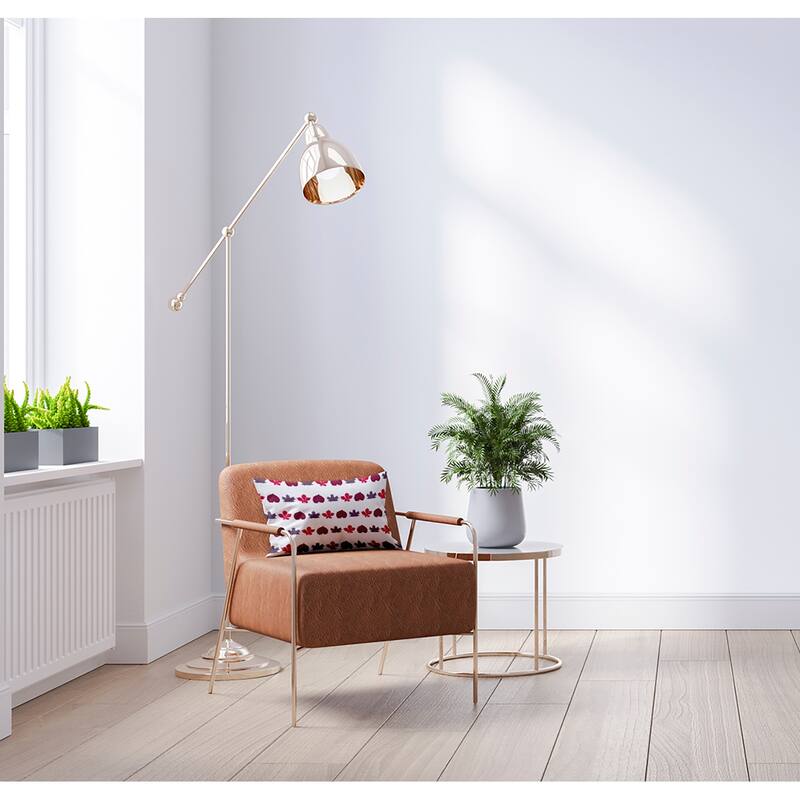 Leaf Stripe Accent Pillow