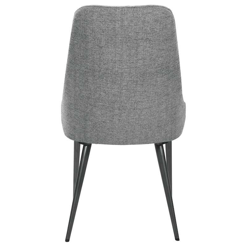 Alana Sand Velvet Upholstered Dining Side Chair (Set of 2)