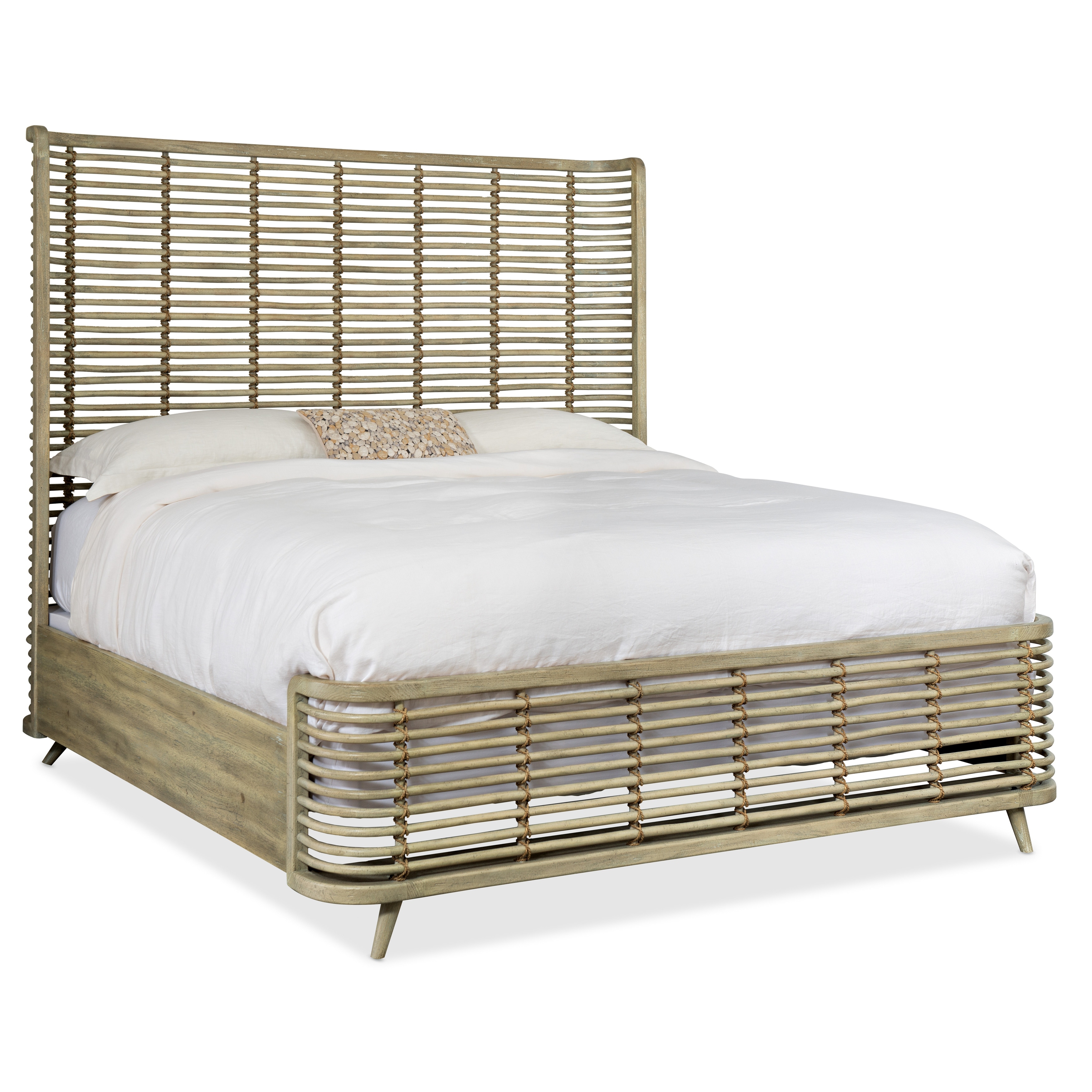 Surfrider Queen Rattan Bed