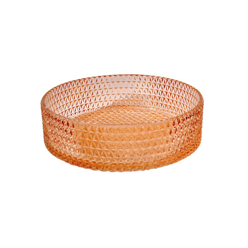 Scotch Round Basin Glass Crystal Bathroom Vessel Sink in Multiple Colors