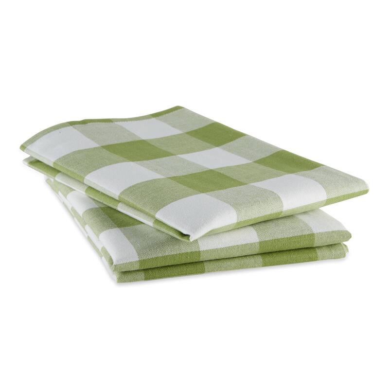 DII Vintage Red Buffalo Check Dishtowel (Set of 3)
