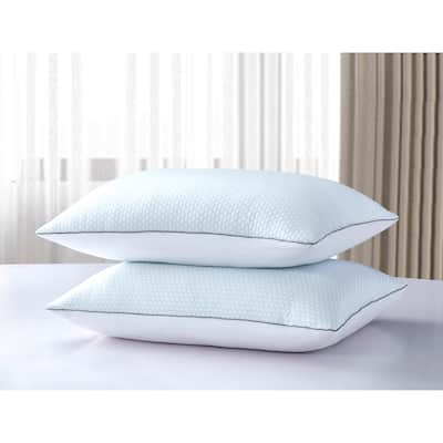 Serta Summer / Winter White Goose Feather Pillow (Set Of 2)
