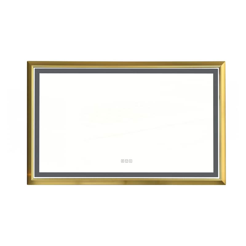 LED Bathroom Mirror with Aluminum Frame