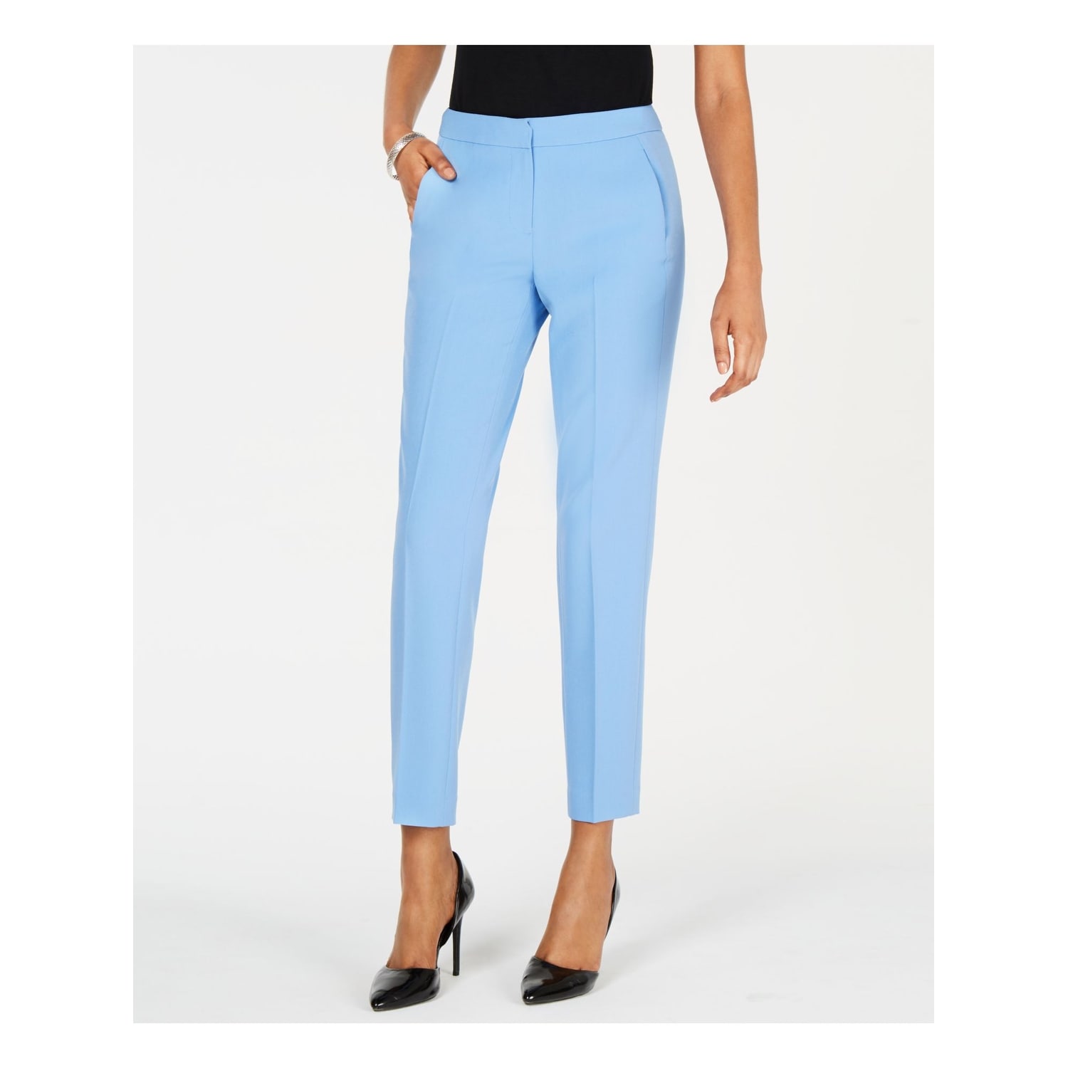 light blue work pants