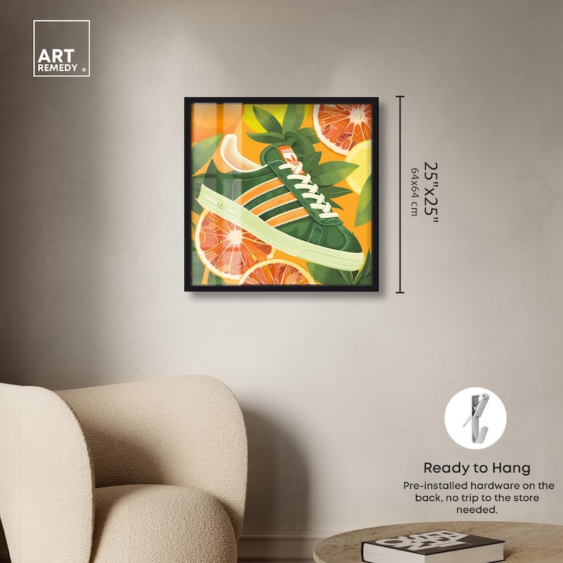 Citrus Sneaker Shadowbox by Art Remedy