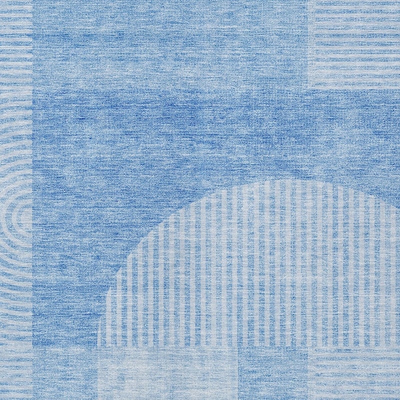 HomeRoots Geometric Transitional Rectangle Outdoor Rug