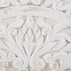 preview thumbnail 4 of 5, Madison Park Mandala Triptych 3-Piece Dimensional Resin Canvas Carved Medallion Wooden Wall Art Set