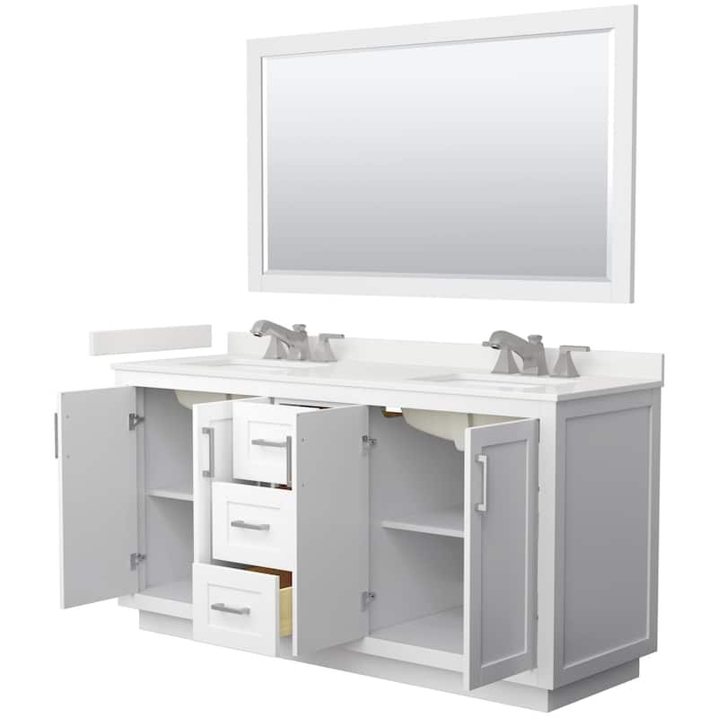Wyndham Collection WCF292966D-QTZ-US3M58 Miranda 66" Free Standing
