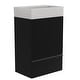 preview thumbnail 13 of 29, 20 inch MDF Single Sink Freestanding Bath Vanity with White Ceramic Top - 20" x 14"