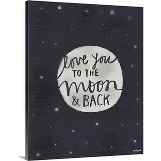 "Moon and Back" Canvas Wall Art - Multi - Bed Bath & Beyond - 27428897