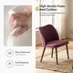 preview thumbnail 61 of 64, HULALA HOME Melisa Solid Wood Dining Chair Set of 4