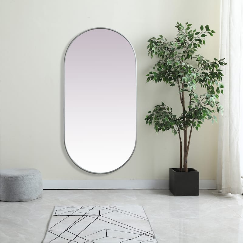 Elegant Lighting MR2A3060 Asha 30" W x 60" H Oval Framed Bathroom