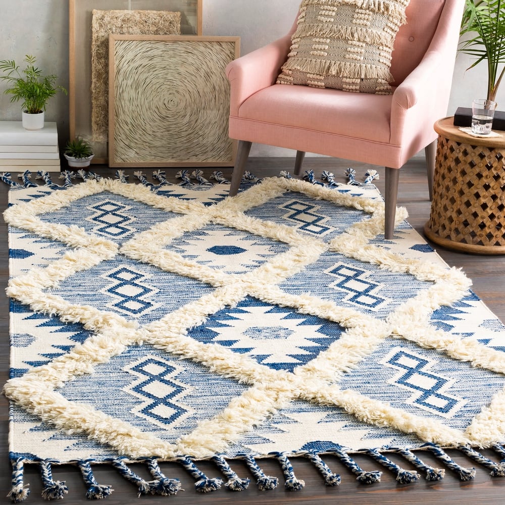 Artistic Weavers Topanga Handmade Wool Scandinavian Tassel Area Rug