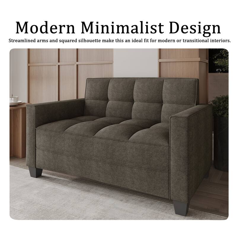 CraftPorch Chic Modern Linen Upholstered Sofa