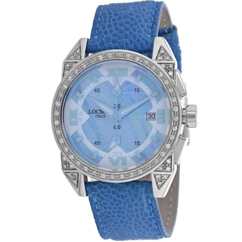 Locman Men's Diamond Cavallo Pazzo Mother of Pearl Dial Watch - 161MOPSKDC/SKOS - Mother of Pearl - 6 (36)