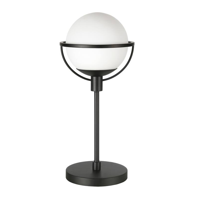 Cieonna Blackened Bronze Globe Table Lamp