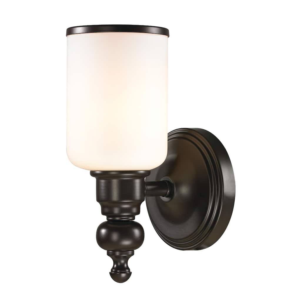 Bristol Way 10-inch High 1-Light Sconce in Oil Rubbed Bronze