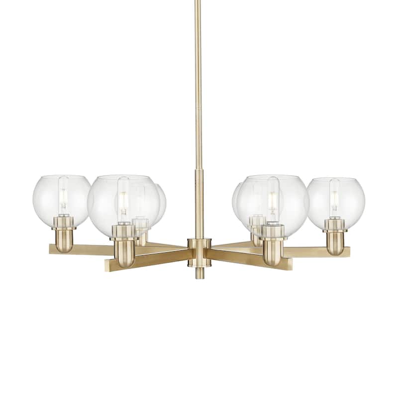 Innovations Lighting 716-6CR-10-36 Athens Chandelier Athens 6 Light - Champagne Bronze / Clear