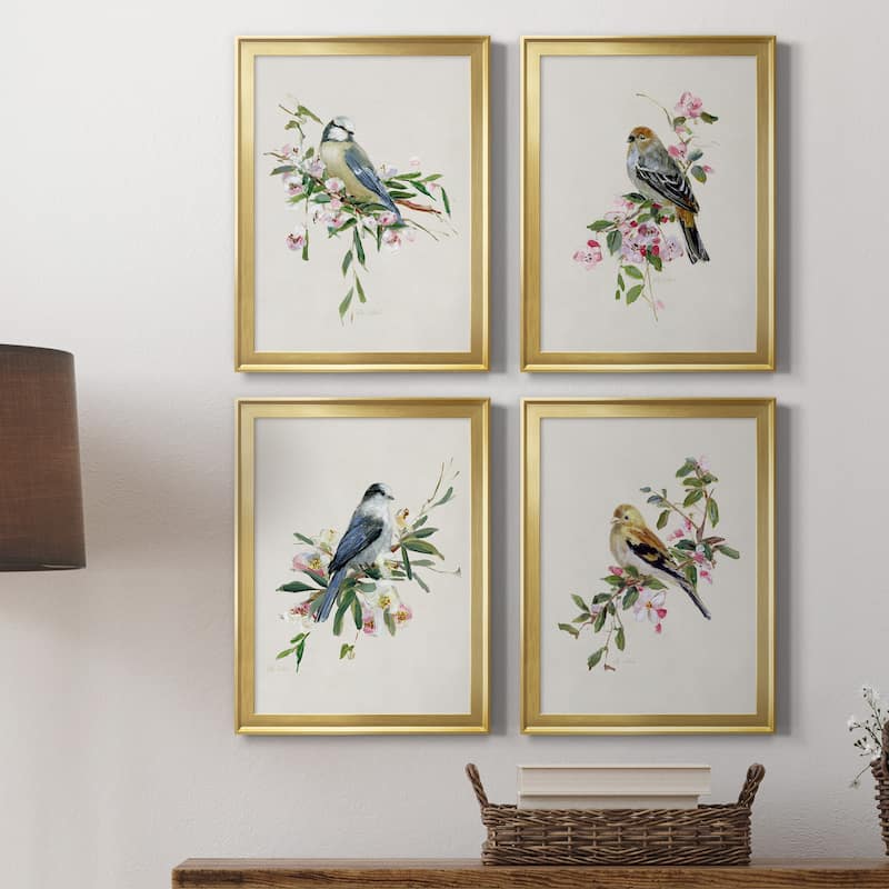 Spring Song Blue Bird Premium Framed Canvas - Ready to Hang - Multi-Color