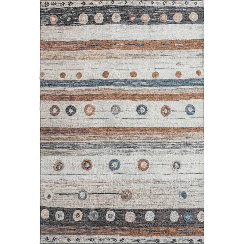 Premium Washable Super Soft Global Stripes Mayfield Rug