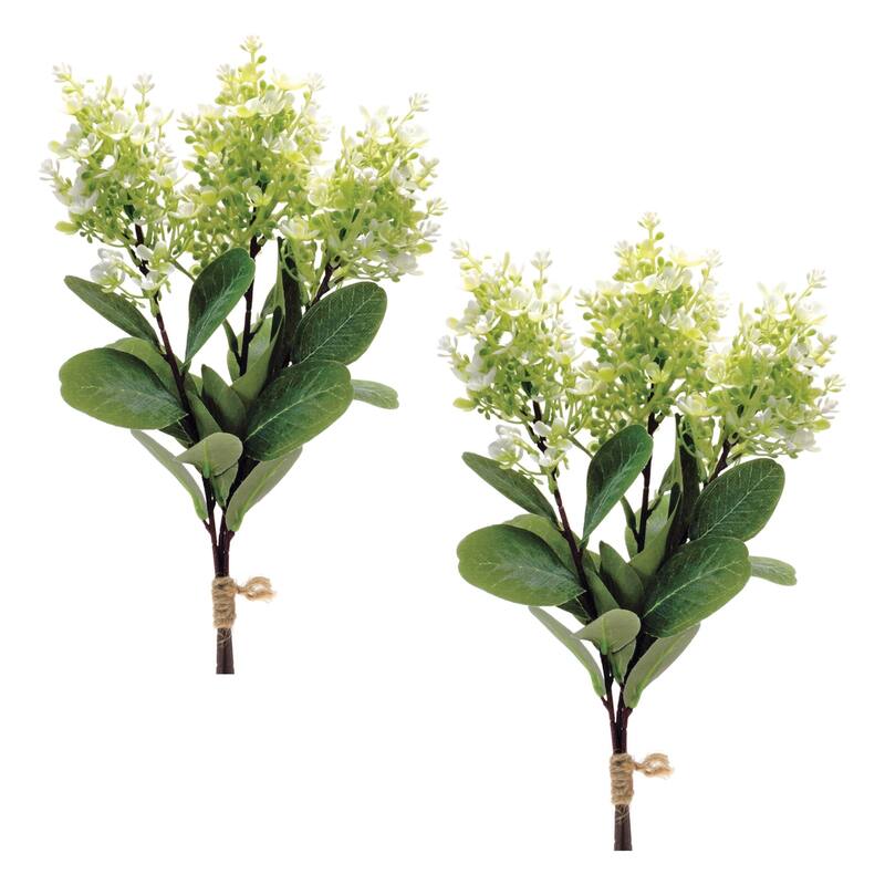 Lilac Artificial Floral Bundle Sprays - 18.5" - Set of 2