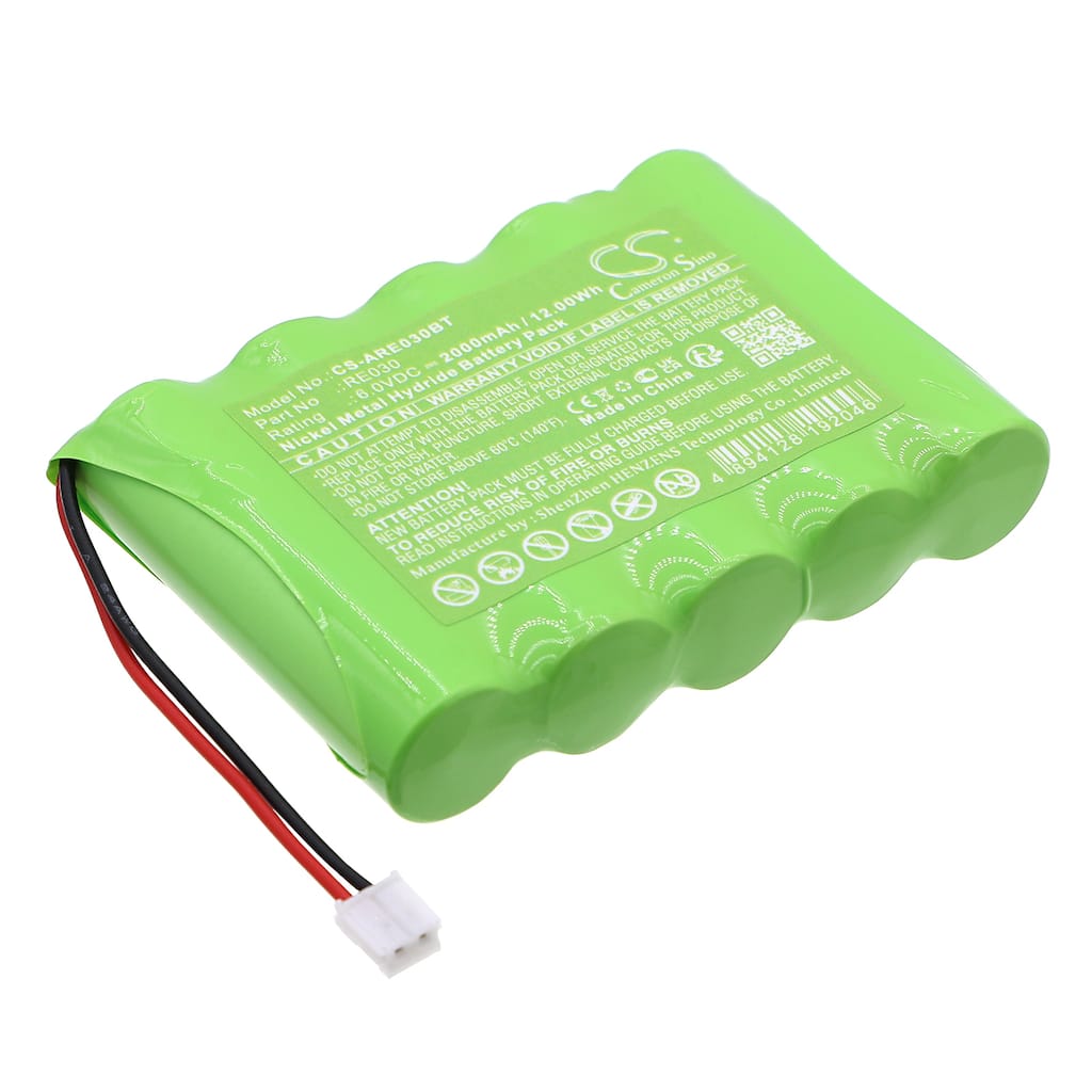 Battery for Alula Repeater Translator RE030 Alarm System CS-ARE030BT 6V Ni-MH - Green