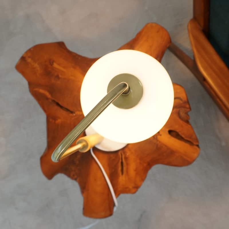 Creative Romantic Warm Marble Globe Lampshade Table Bedroom Table Lamp
