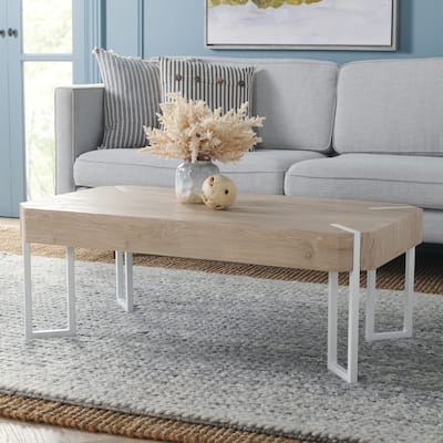 SAFAVIEH Home Collection Edgecombe Coffee Table - 43" W x 24" D x 16" H