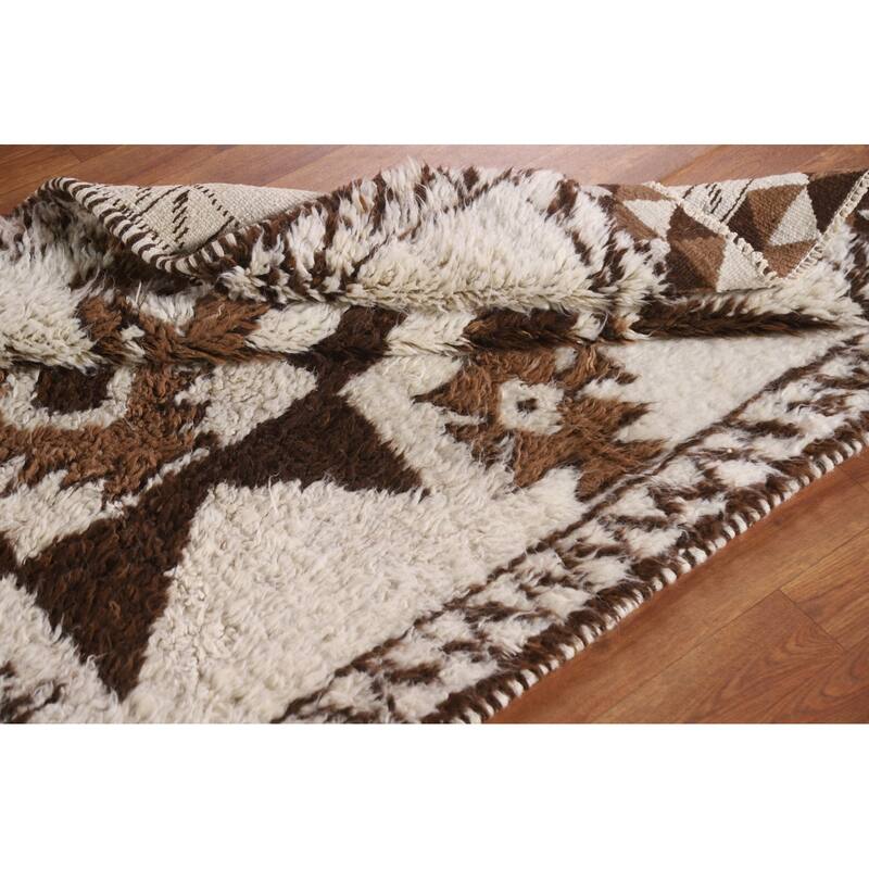 Plush Turkish Anatolian Oriental Runner Rug Hand-knotted Wool Carpet - 3'7"x 10'11"