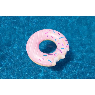 Donut Inflatable Swimming Pool Ring - 42" - Pink