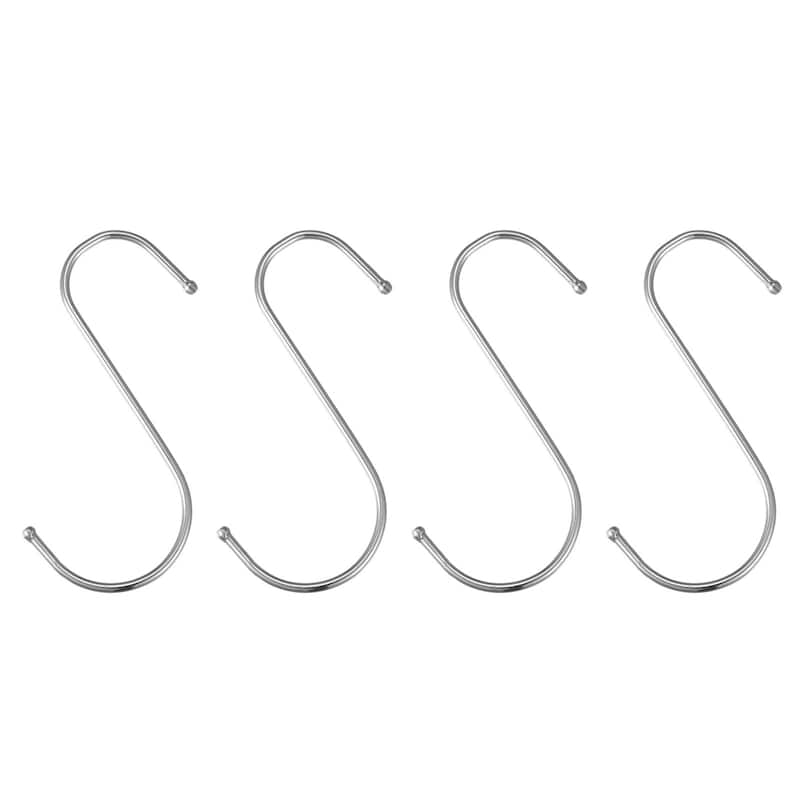 S Hooks Stainless Steel Hangers for Kitchenware, Bathroom Supplies