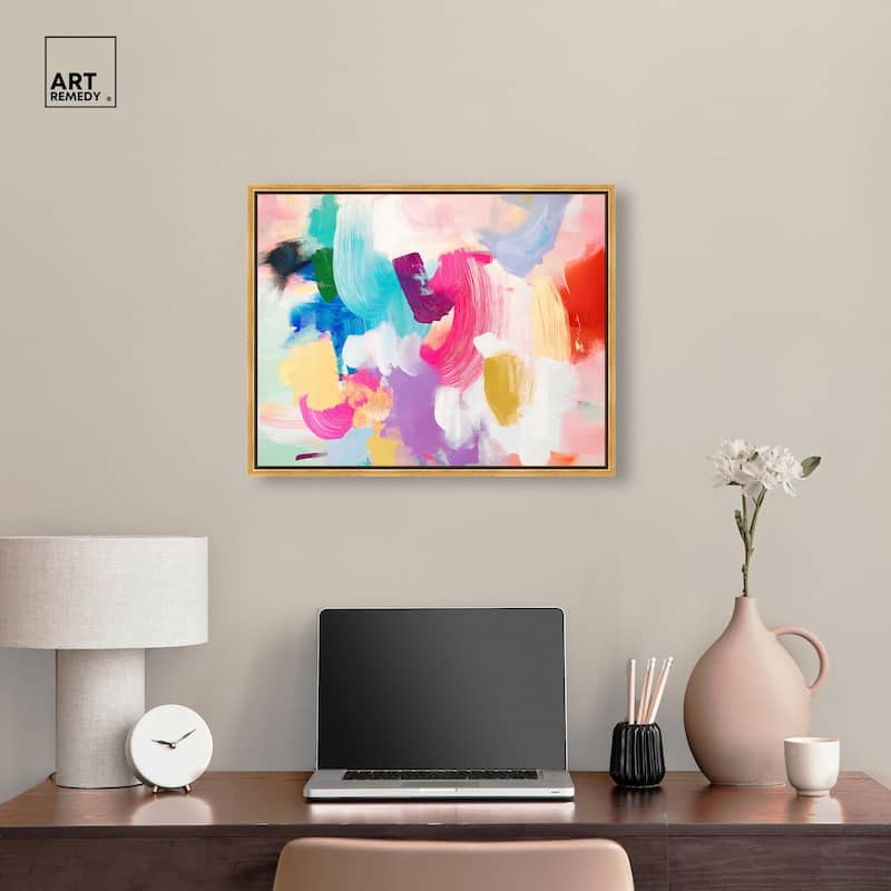 Pigment Play II Canvas by Art Remedy