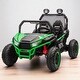 preview thumbnail 15 of 19, 24V Two-Seater Kids Ride-On UTV with Remote Control, 400W Power, Four-Wheel Suspension, LED Lights, Bluetooth, and MP3 Green