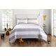 preview thumbnail 1 of 3, Urban Playground Lavelle Gray/White Comforter Set