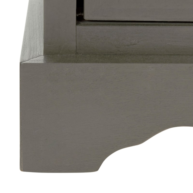 SAFAVIEH Jett Grey Storage Cabinet - 15.9" x 13.8" x 31.5"