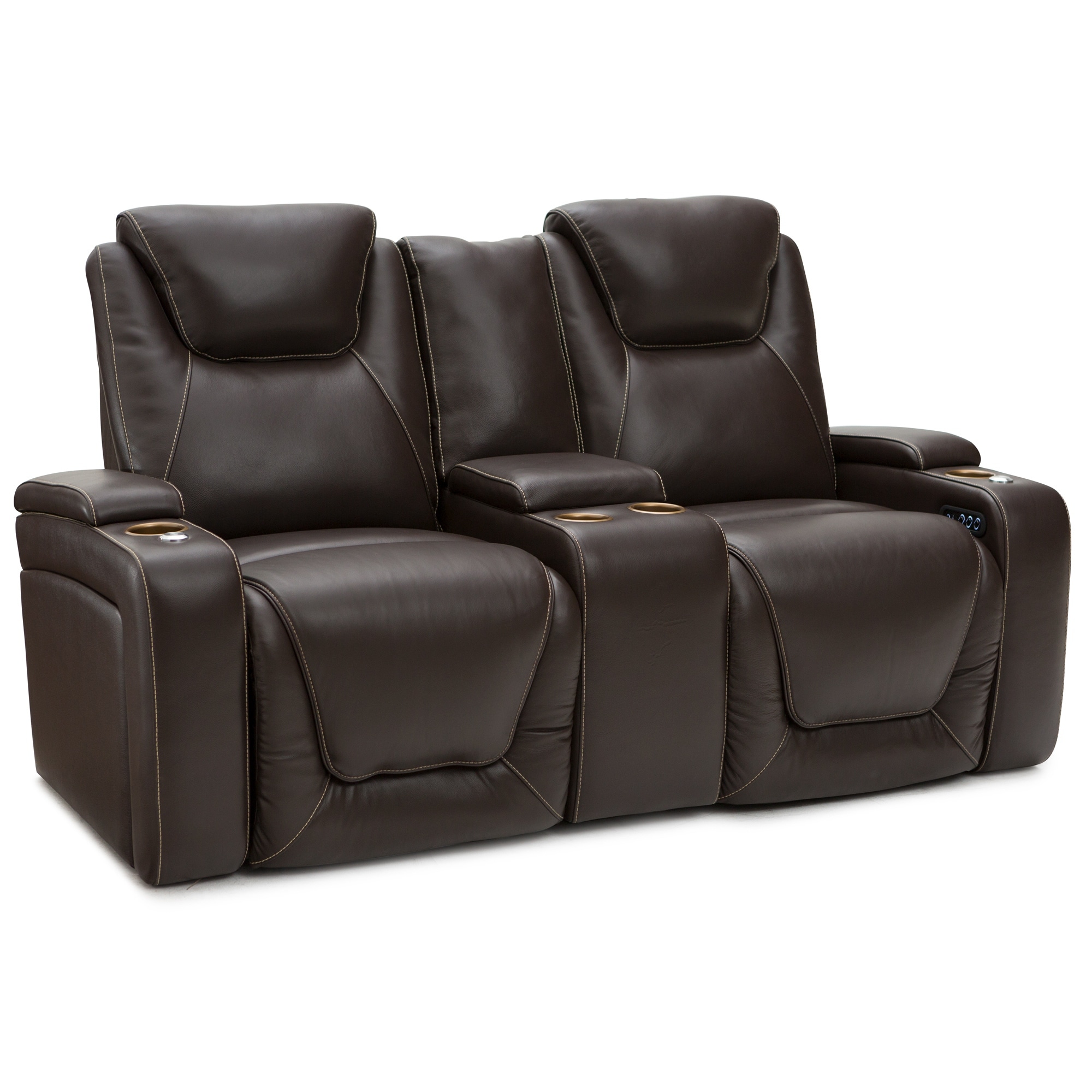 Seatcraft vienna leather home outlet theater seating power recline sofa
