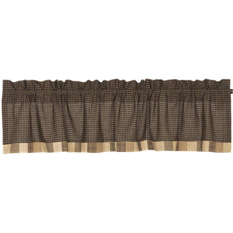 Kettle Grove Block Border Valance